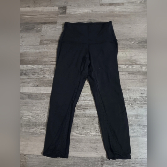 Lululemon Athletica Black Textured Leggings - Picture 1 of 7